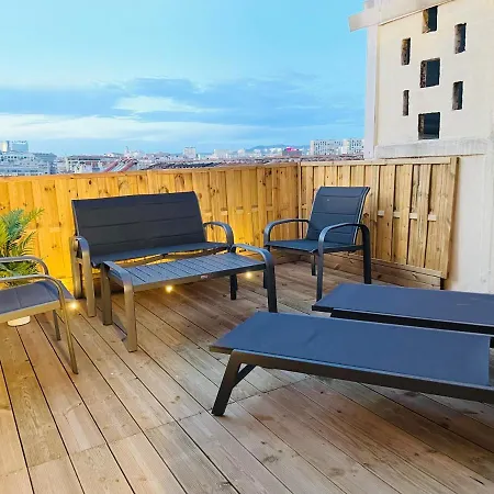 Honore - Rooftop Avec Vue - Appartement T3 Atypique Centre Ville Vieux Port Proche Opera Marseille Exterior photo