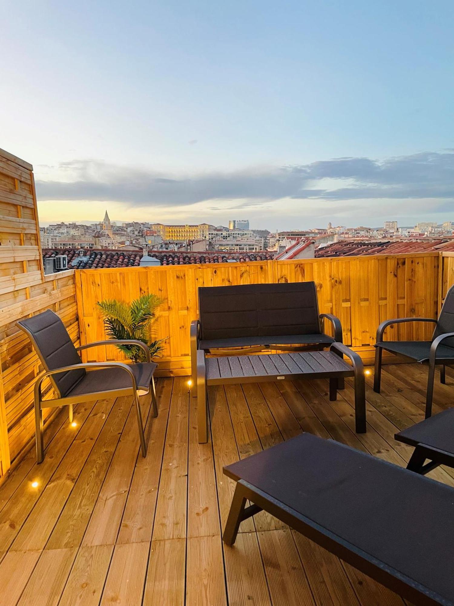 Honore - Rooftop Avec Vue - T3 Atypique Centre Vieux Port Proche Opera Apartment *